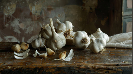 garlic skins