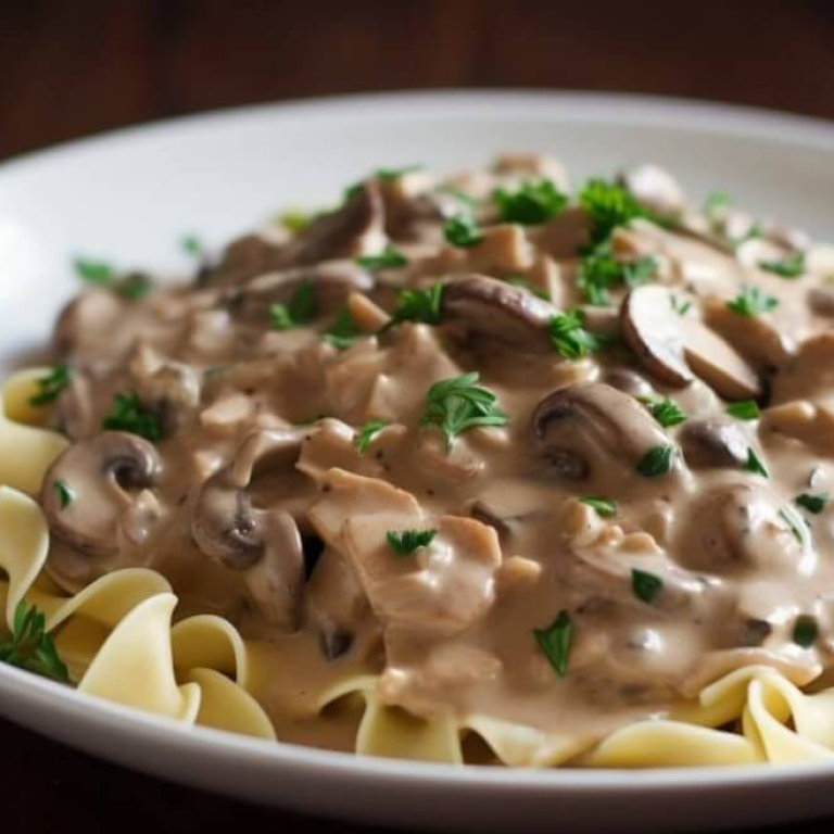 Mushroom Stroganoff