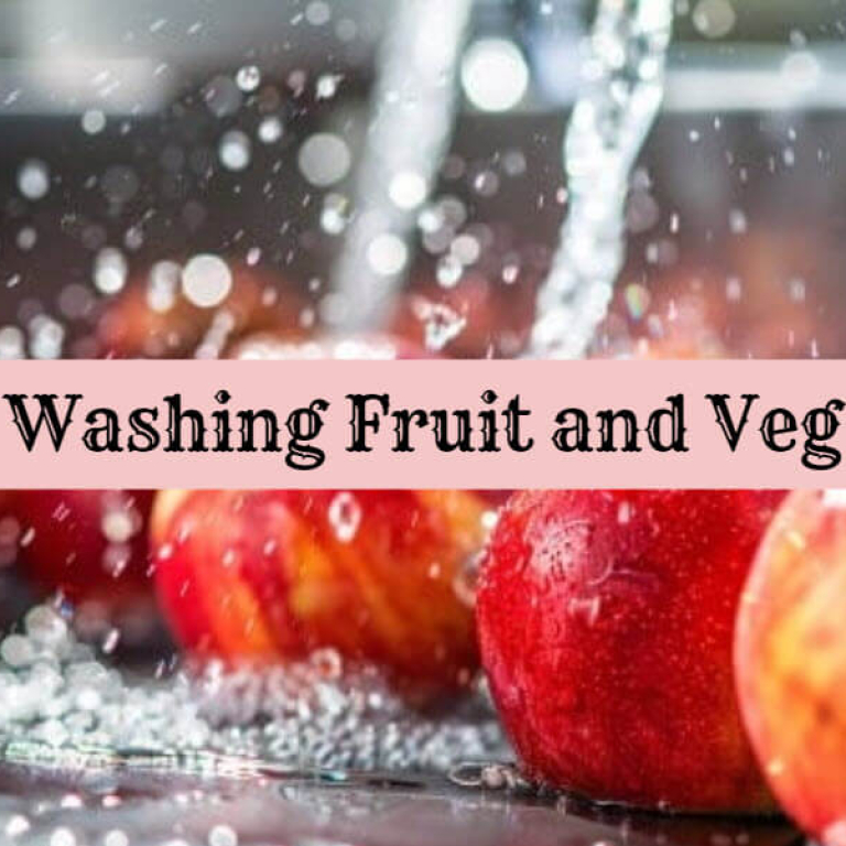 washing fruit